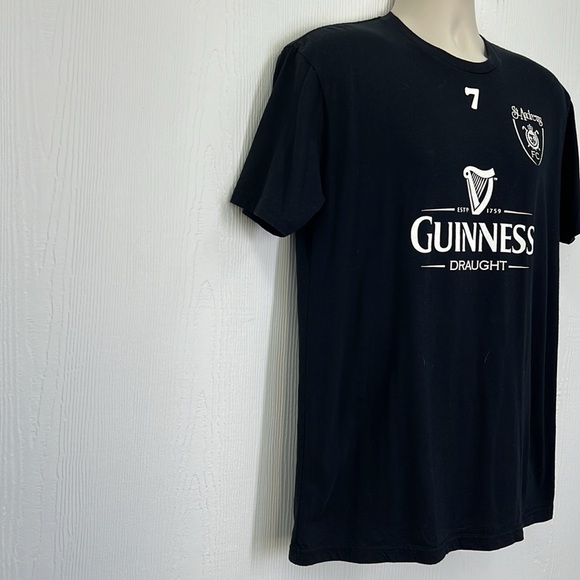 Next Level - Guinness St Andrew’s Tavern Graphic Black And White T Shirt Large - Picture 4 of 10